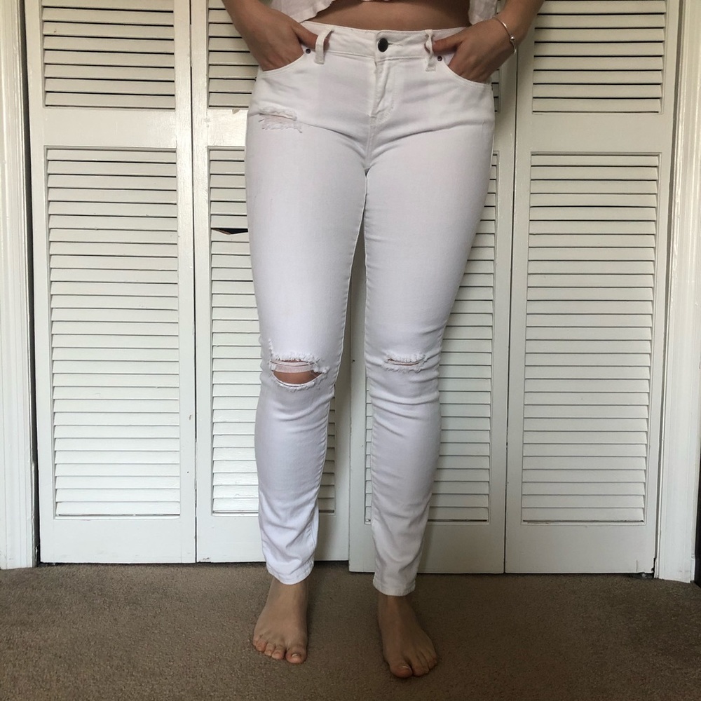 White jeans